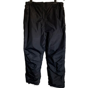 Weather Control XL Black Pants Nylon Waterproof‎ Insulated Windproof Travel